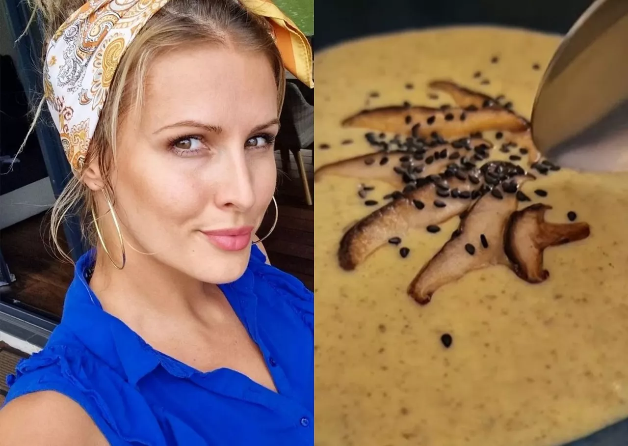 Miriam Kalisová, huby, recept