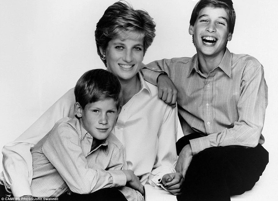 Harry, William, Diana