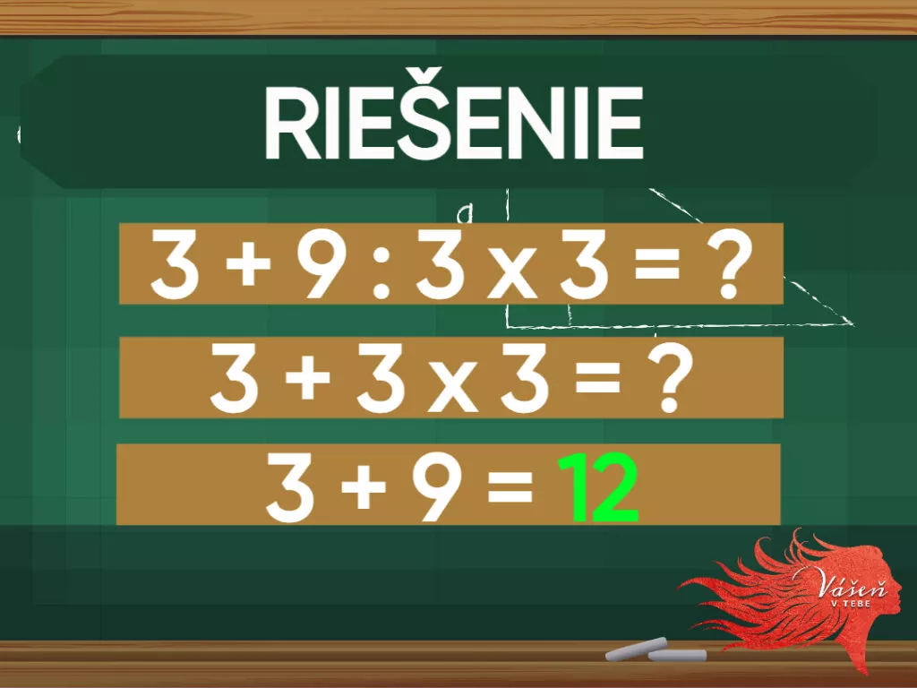 3+9=12